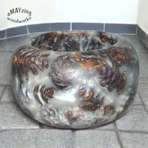 Pinecone Resin Bowl
