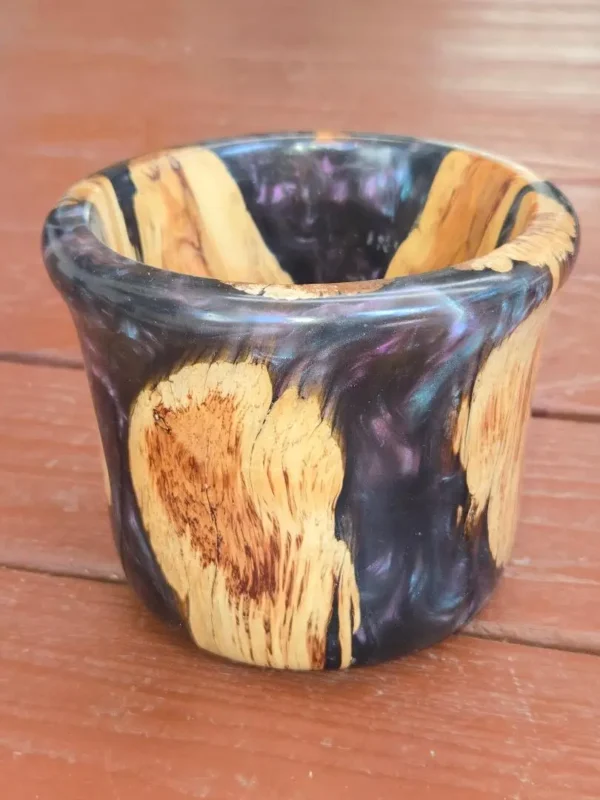 Bowl with Driftwood and Resin