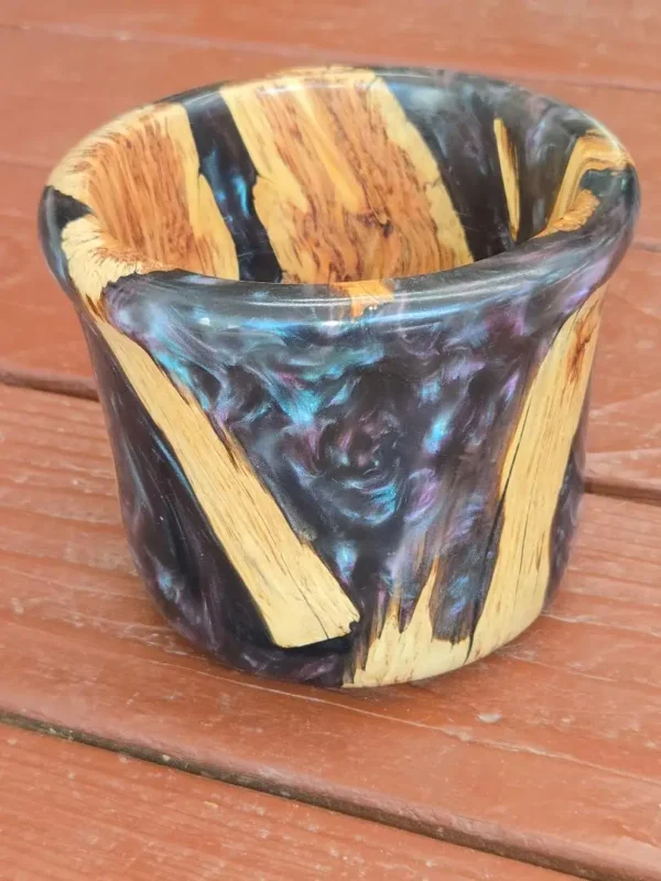 Bowl with Driftwood and Resin