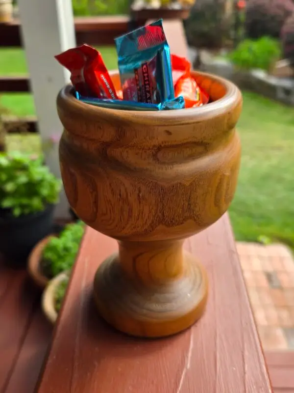 Wood Candy Goblet