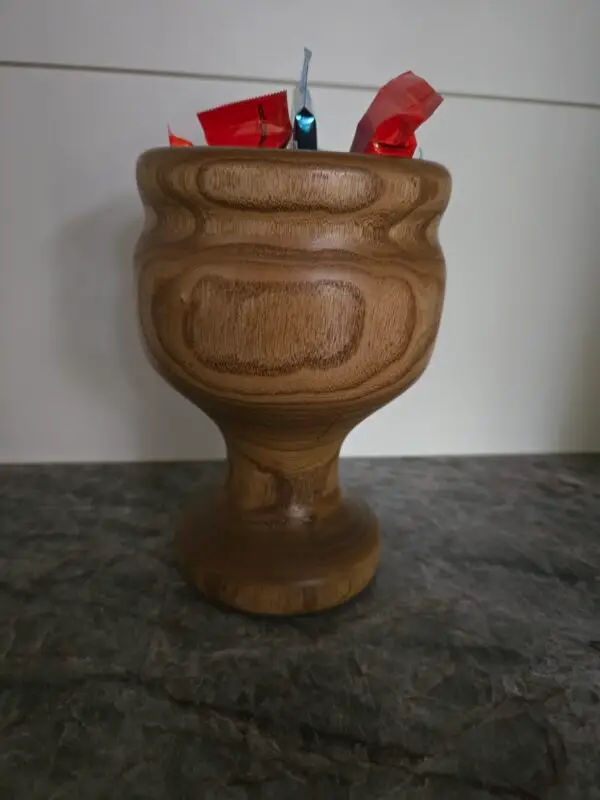 Wood Candy Goblet