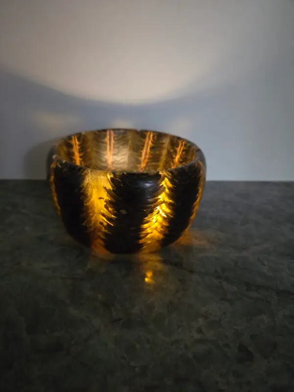 Golden Pinecone Bowl