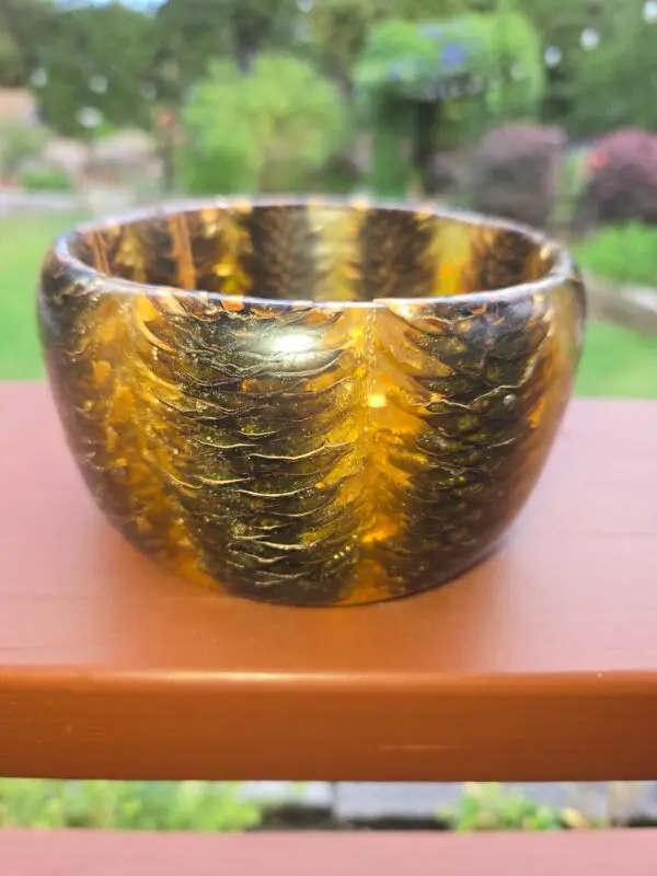 Golden Pinecone Bowl