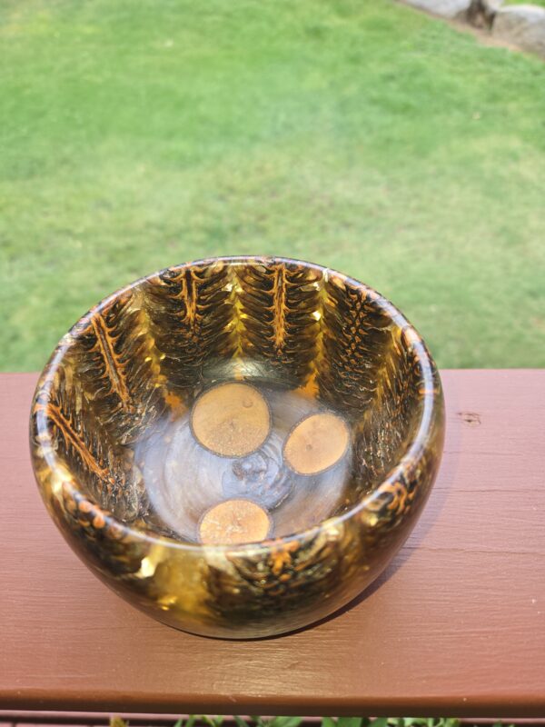 Golden Pinecone Bowl