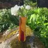 Wood Flower Vase
