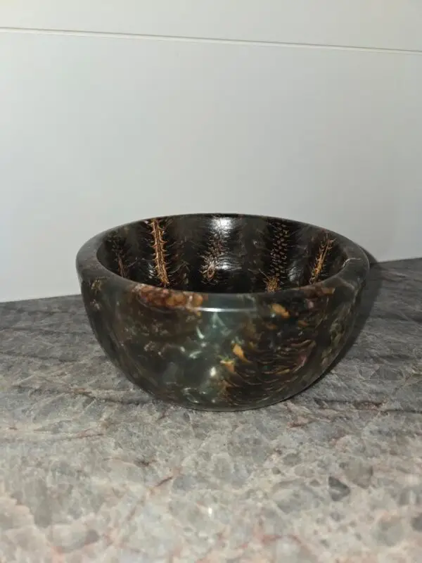 Green Pinecone Bowl
